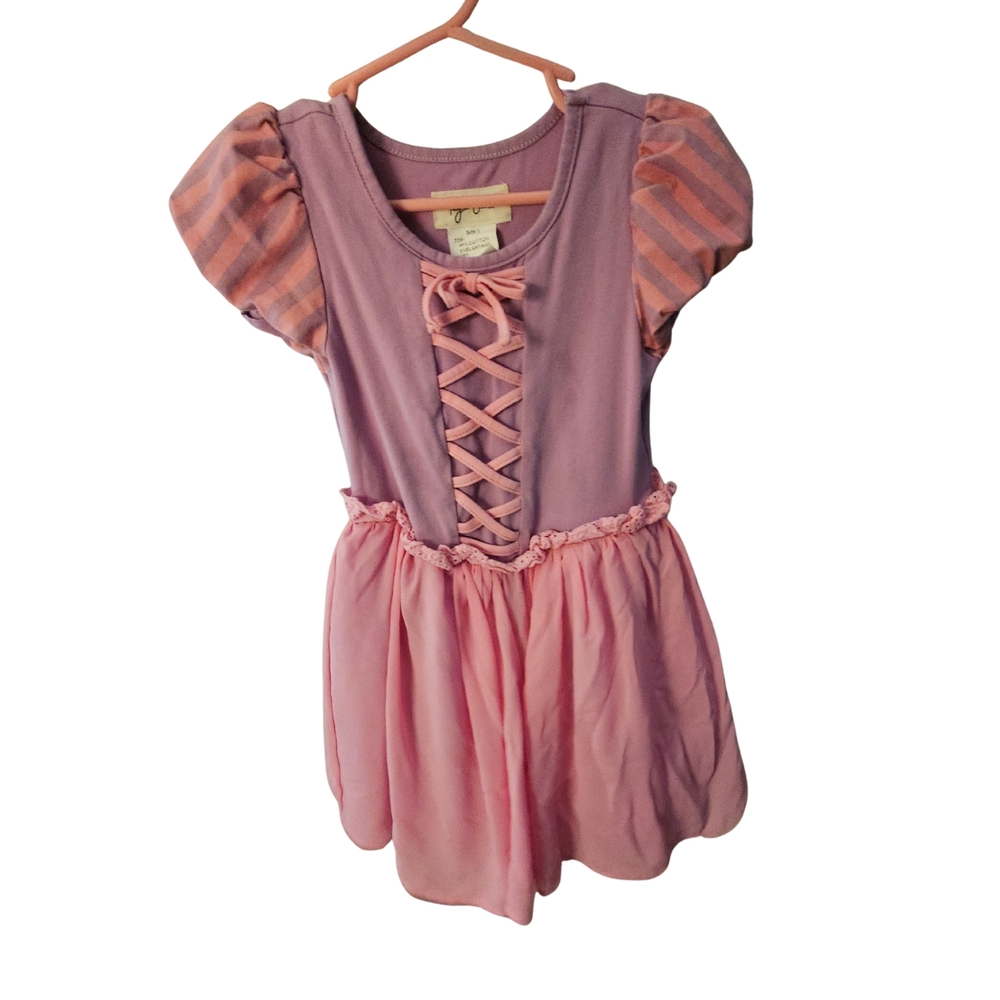 Charming Taylor Joelle Rapunzel Inspired Pink and Purple Dress